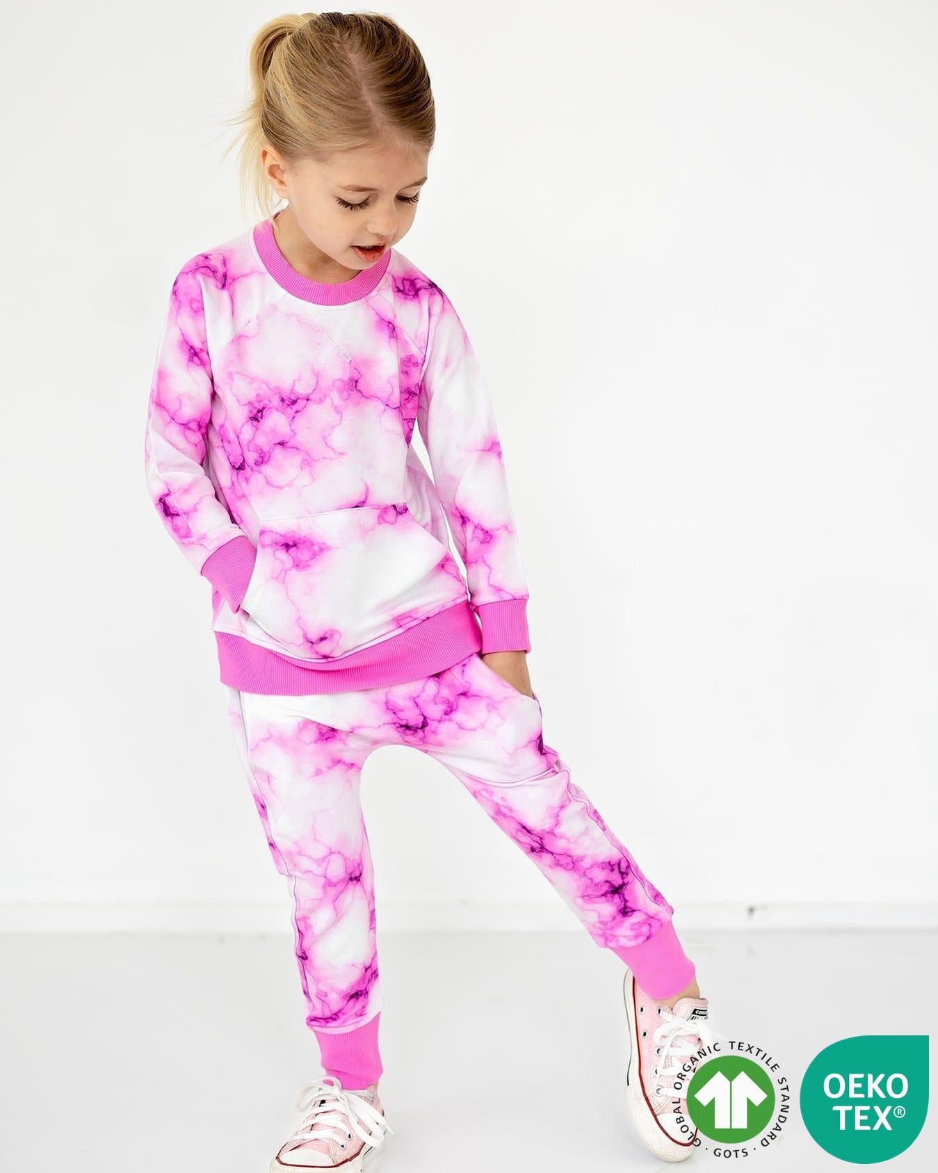 Pink Marble Sweatshirt