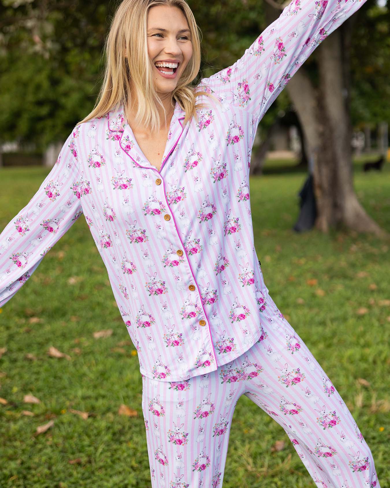 Palmer Bunny Mama Classic Long Sleeve PJ