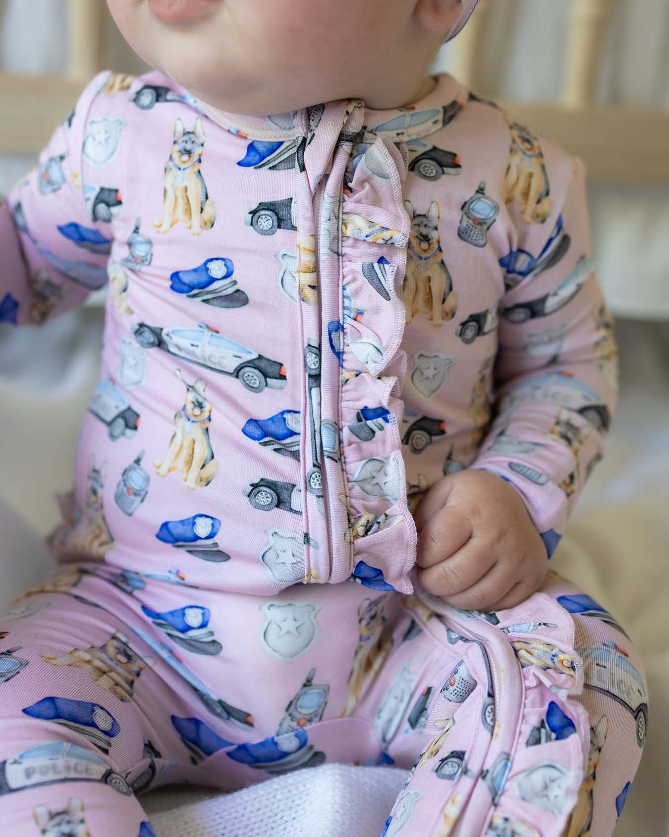 Justice Zippered Footie