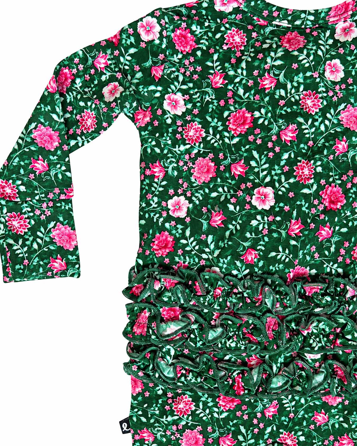 Nova Ruffled Zippered Footie