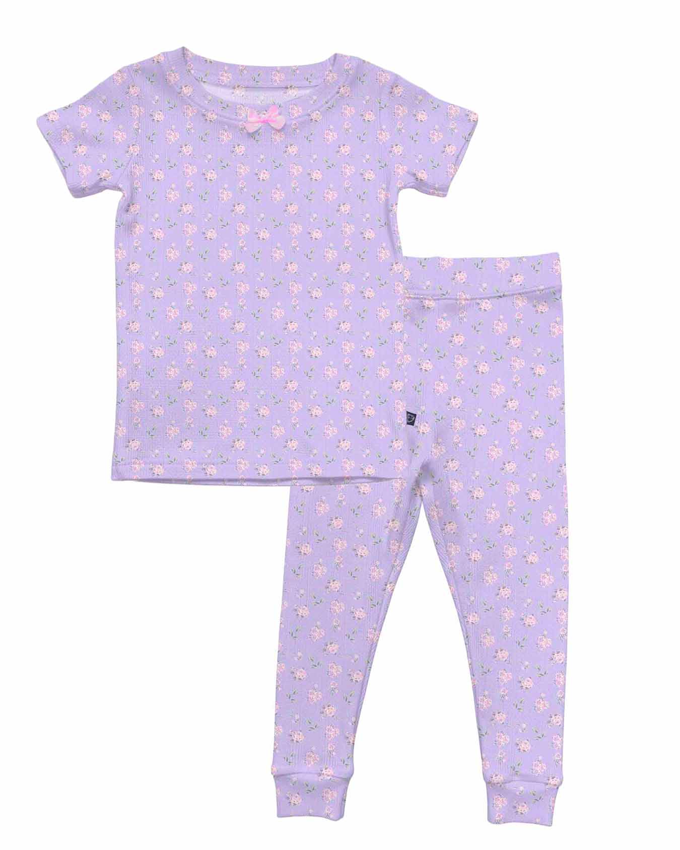 Lila Pointelle Pajama Set