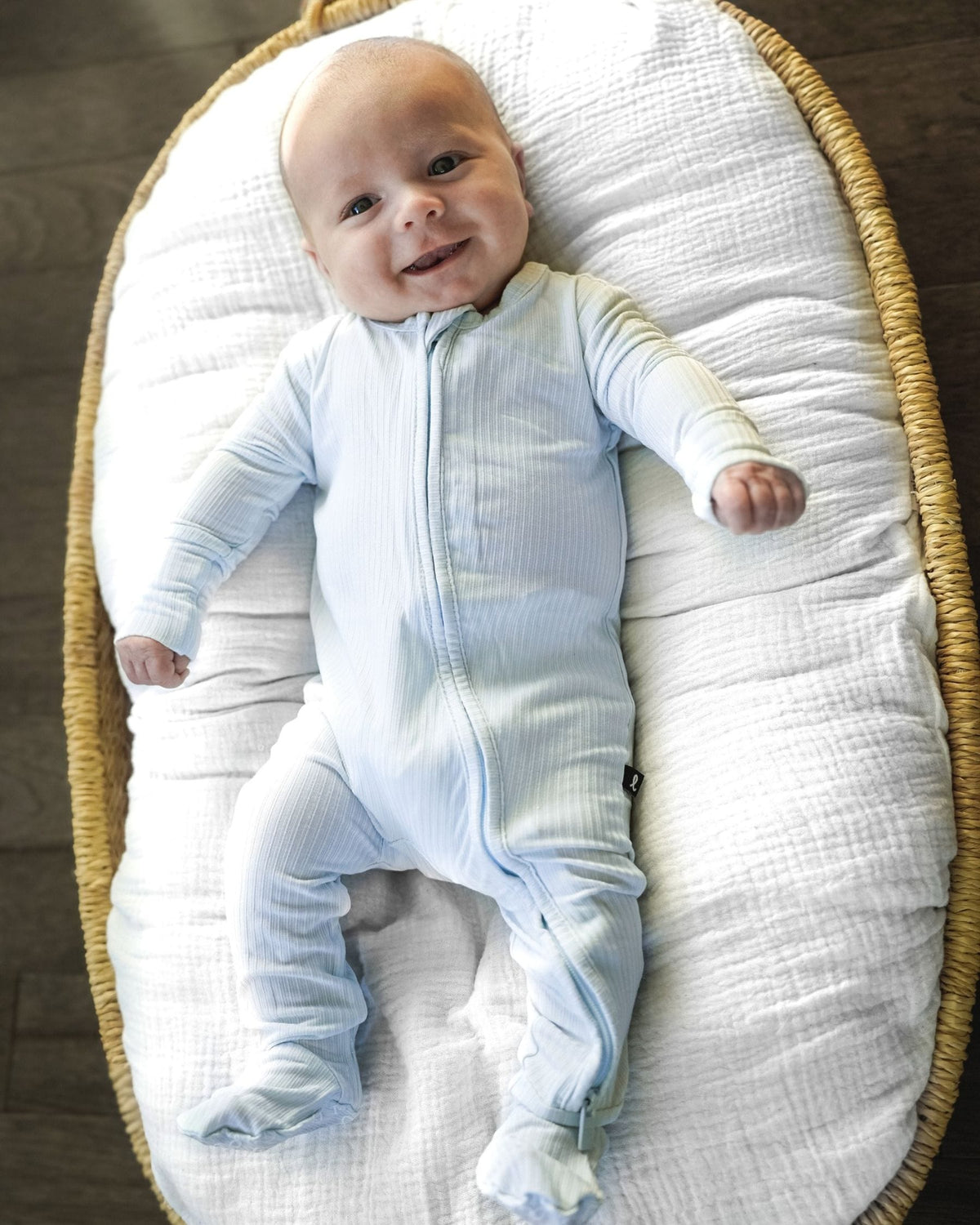Skye Zippered Footie
