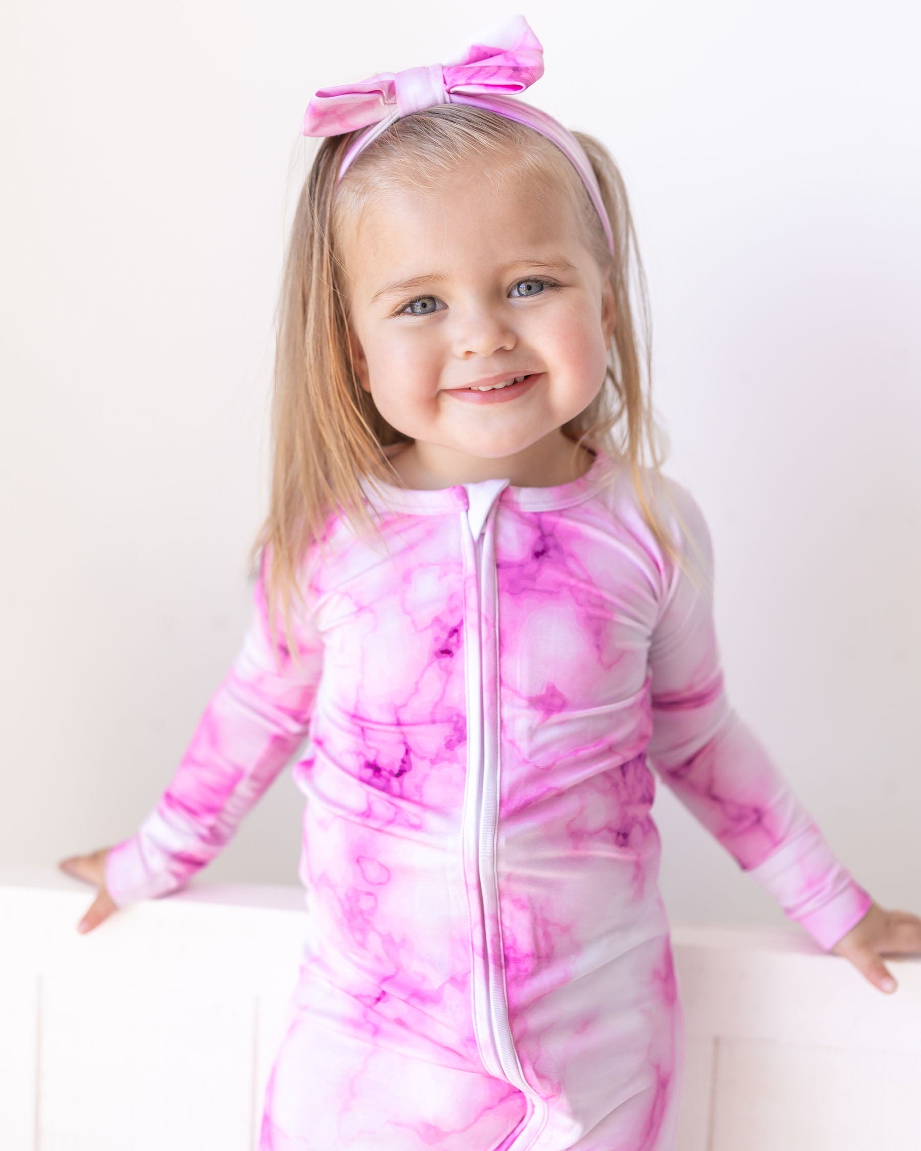 Pink Marble 'Poppy': The Convertible Romper