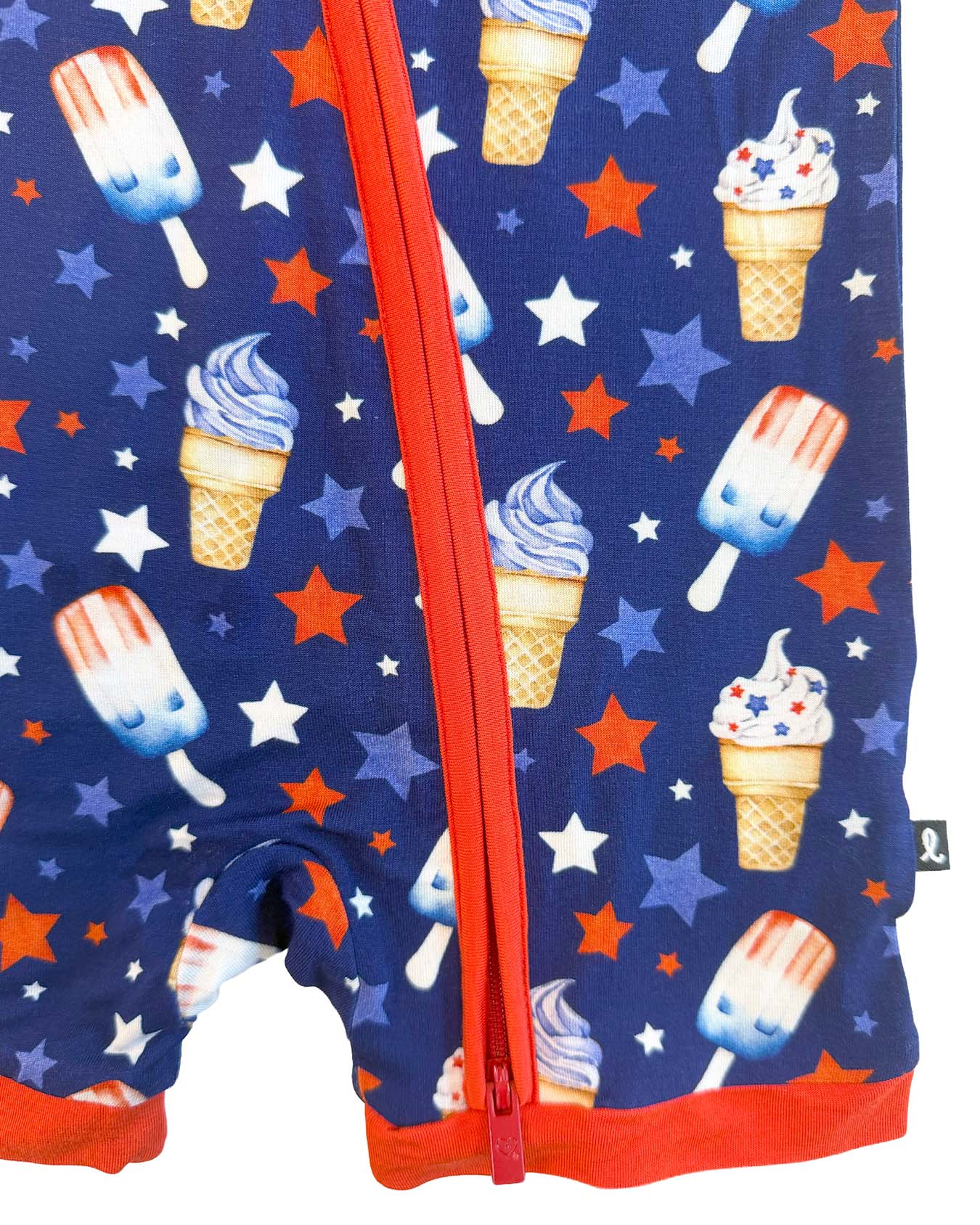 Franklin Shorts Zippered Romper