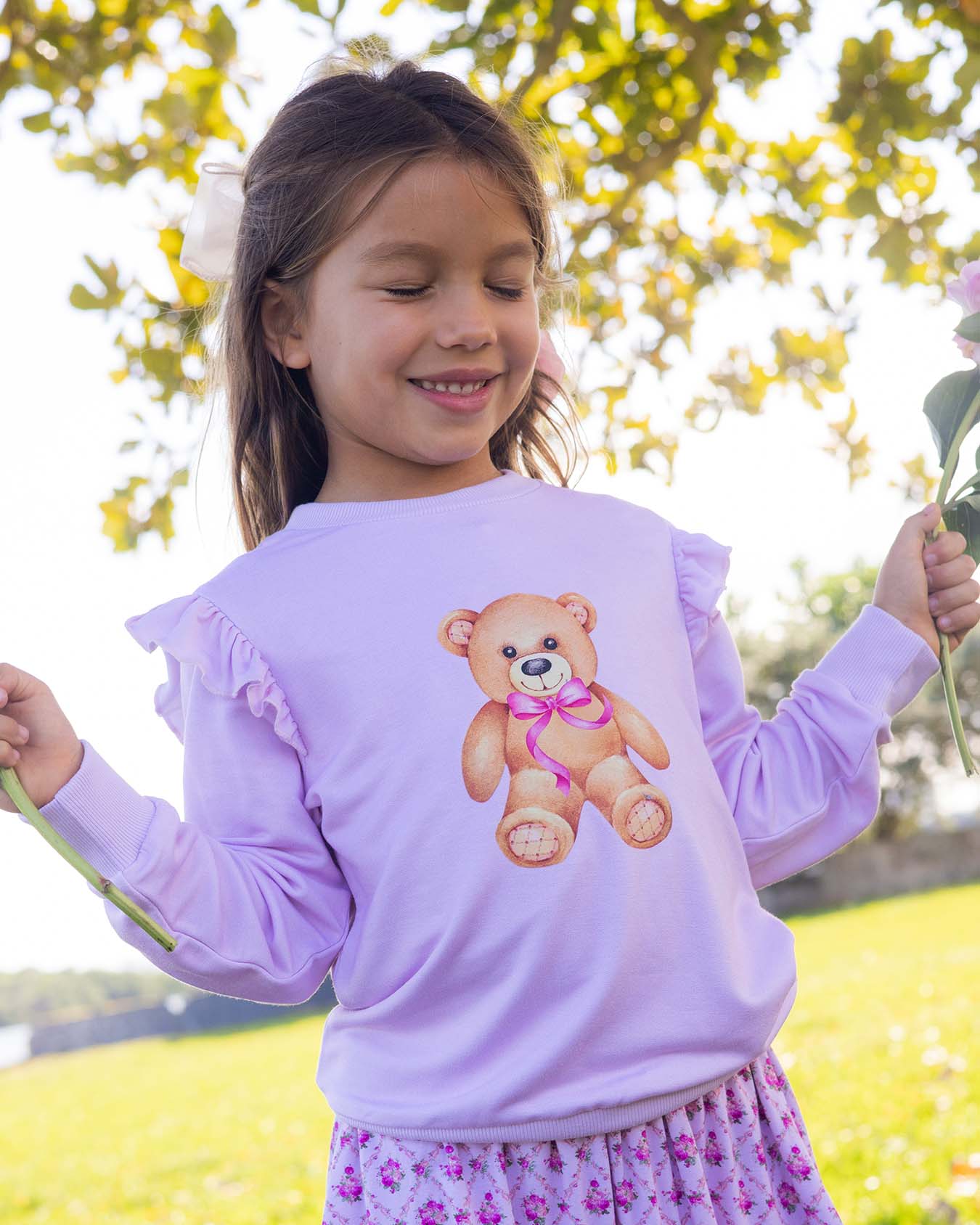 Sylvie Ruffled Sweatshirt