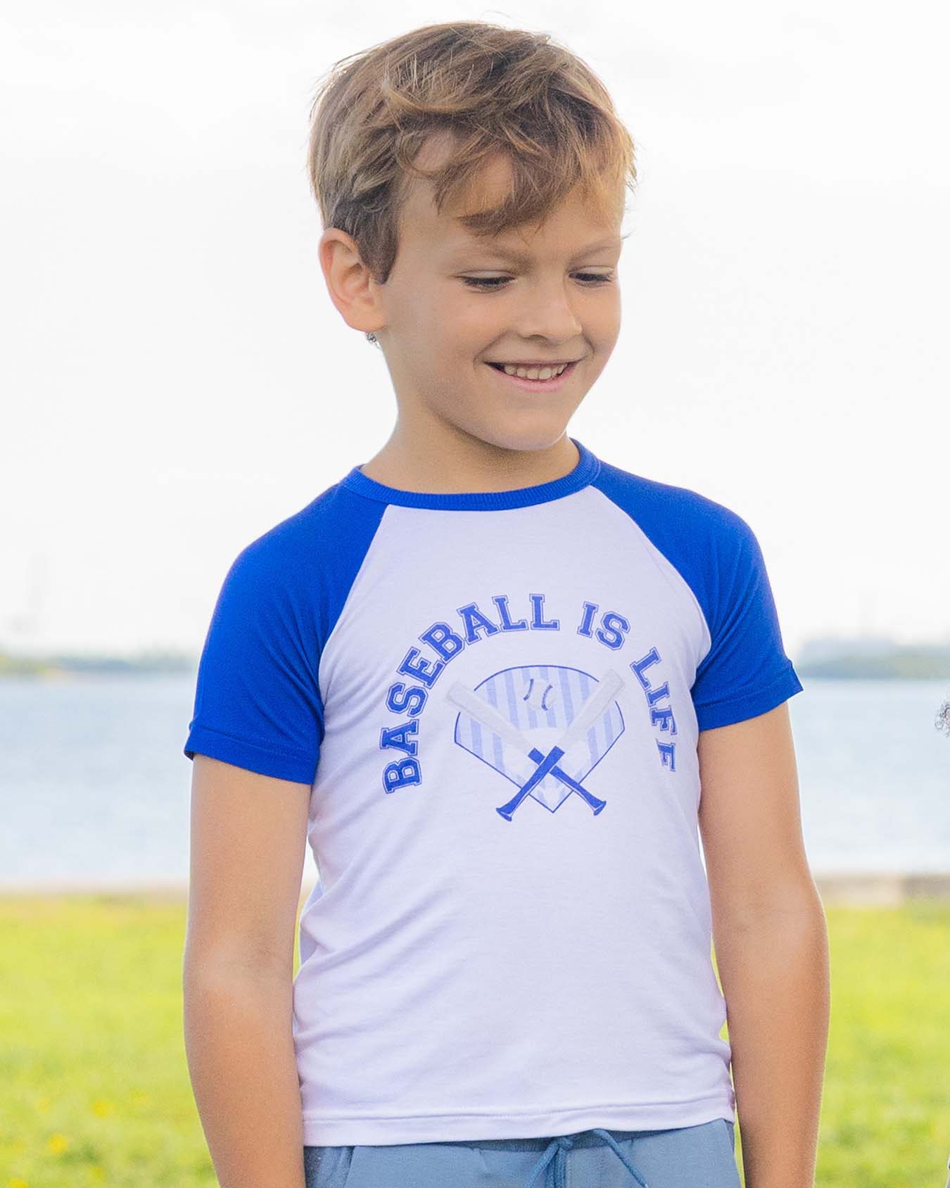 Home Run Raglan Tee