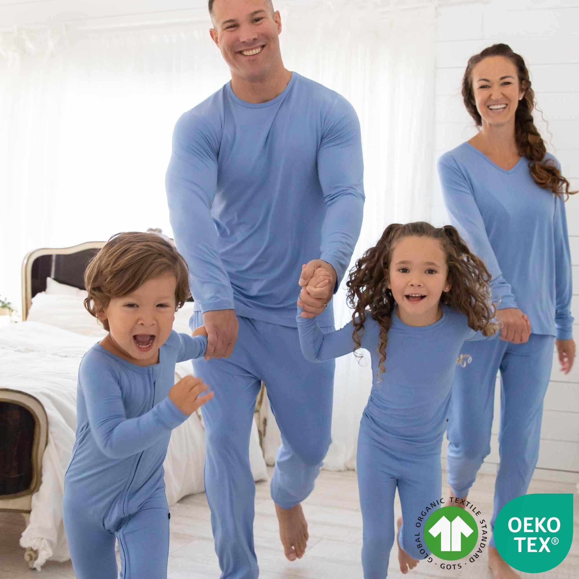 Slate Blue Pajama Set