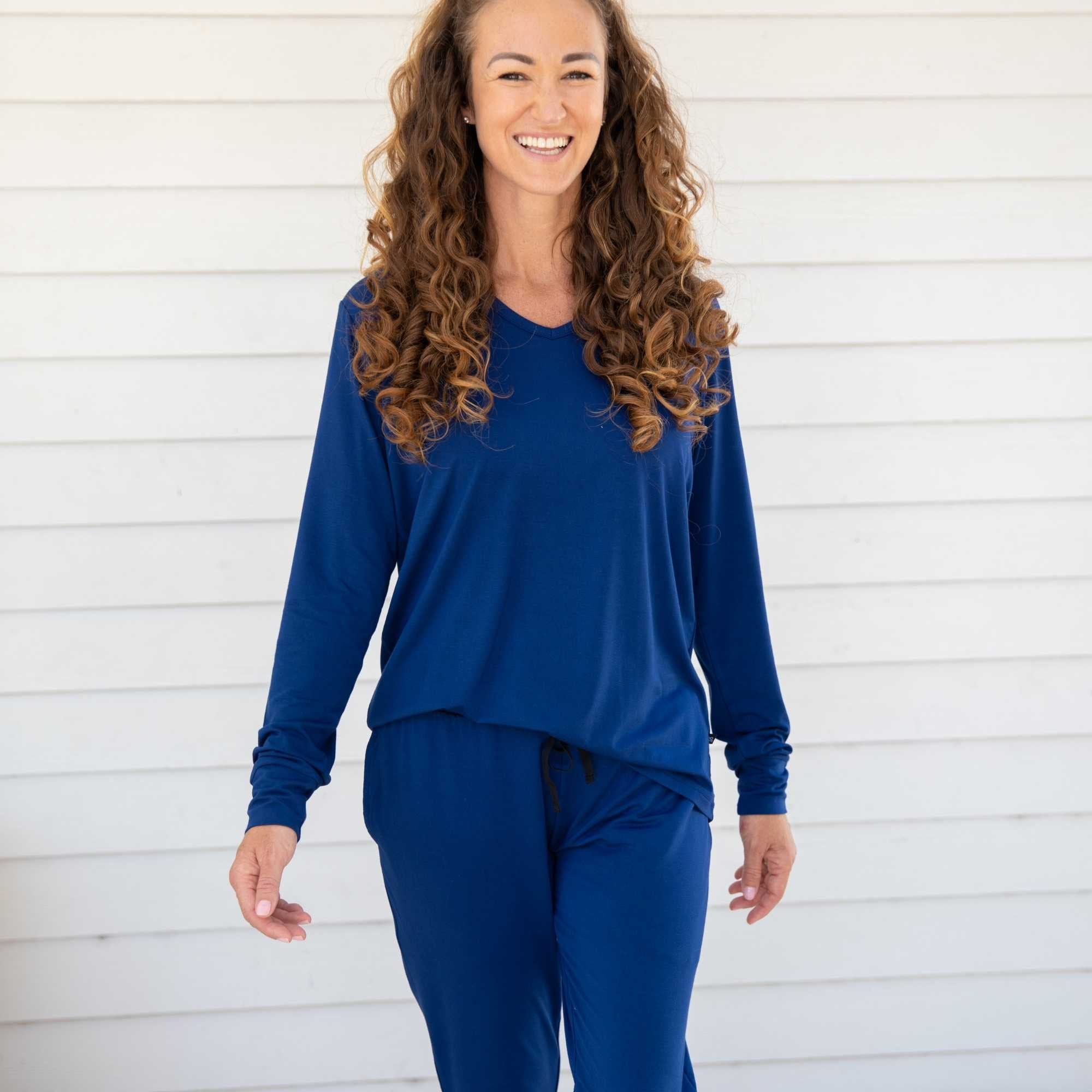 Navy Mama Loungewear