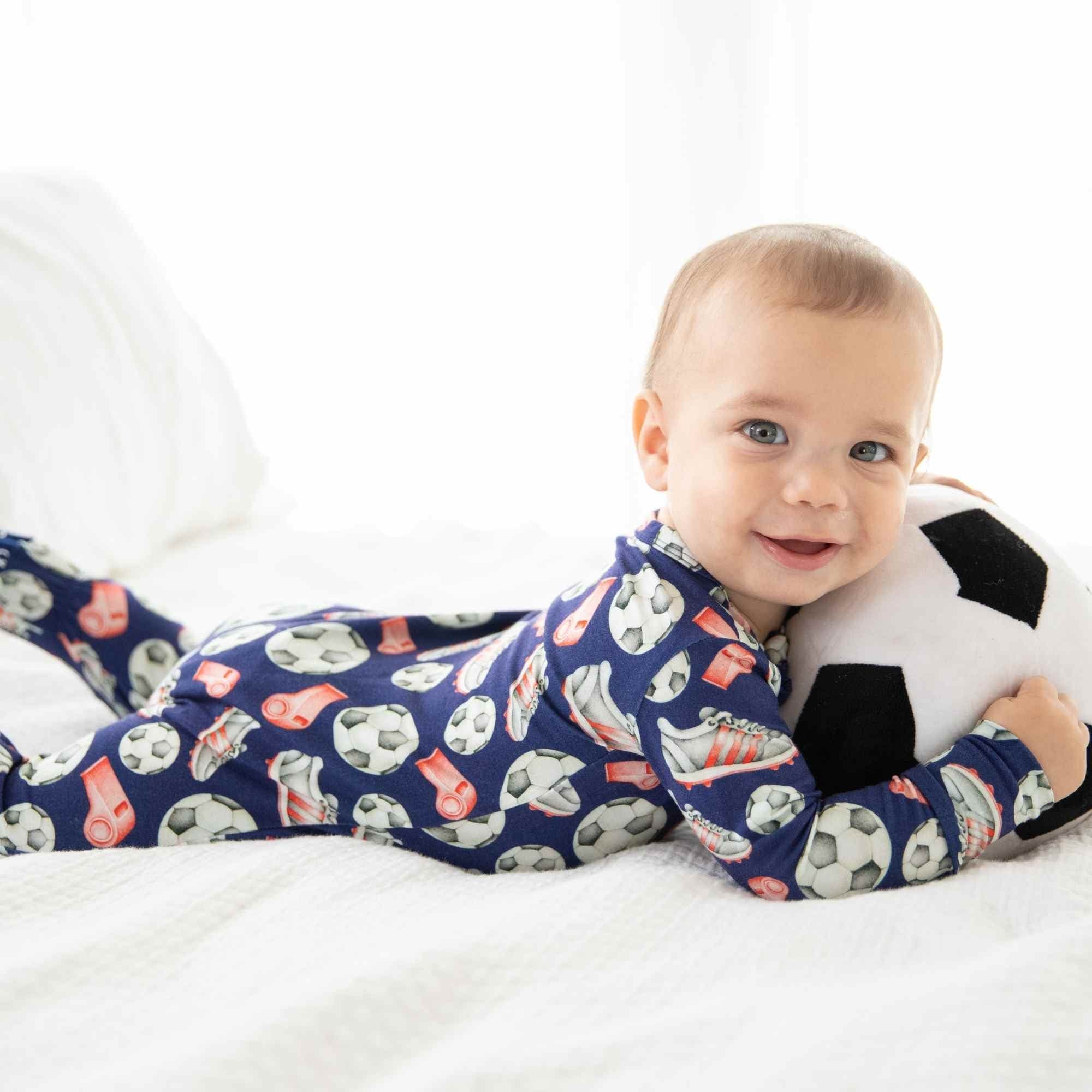 David Bamboo Zippered Footie