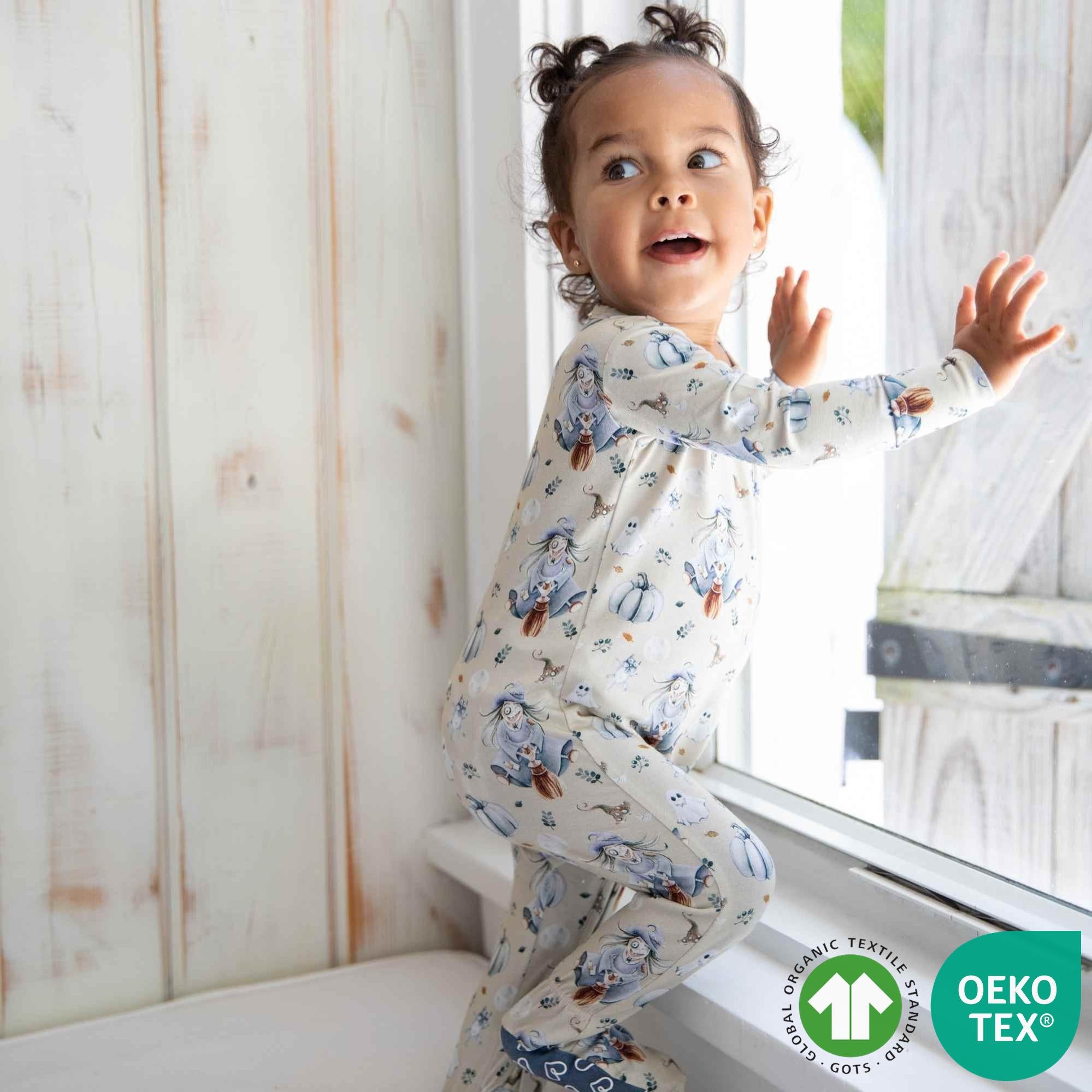 Luna Zippered Footie: