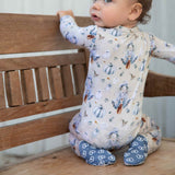 Luna Zippered Footie