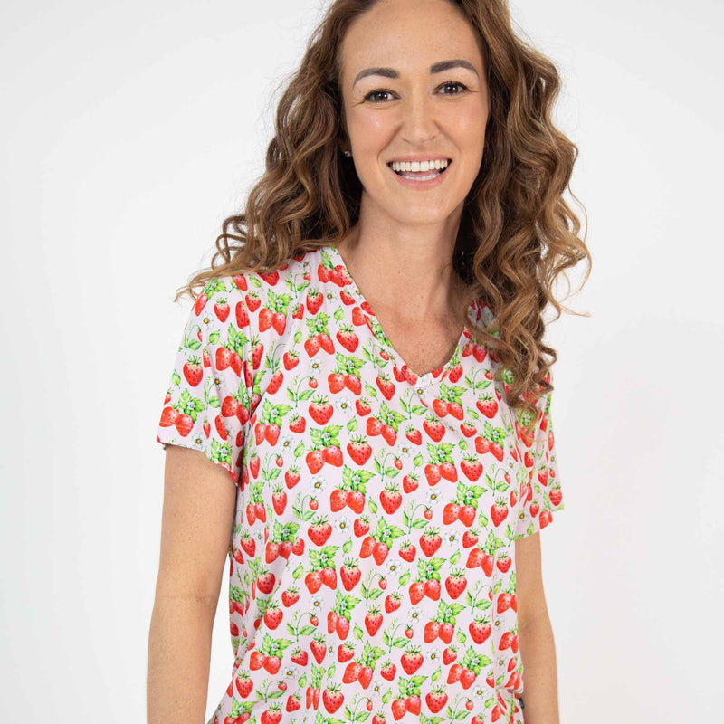 Claire Mama Lounge V-Neck Top