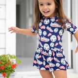 David Skirted Bodysuit