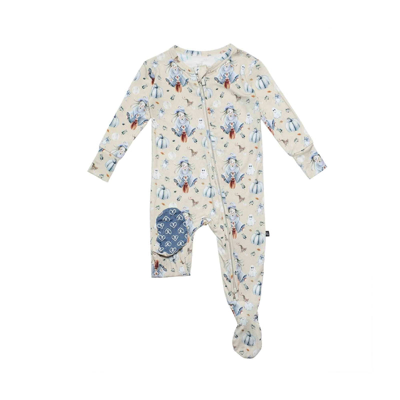 Luna Zippered Footie