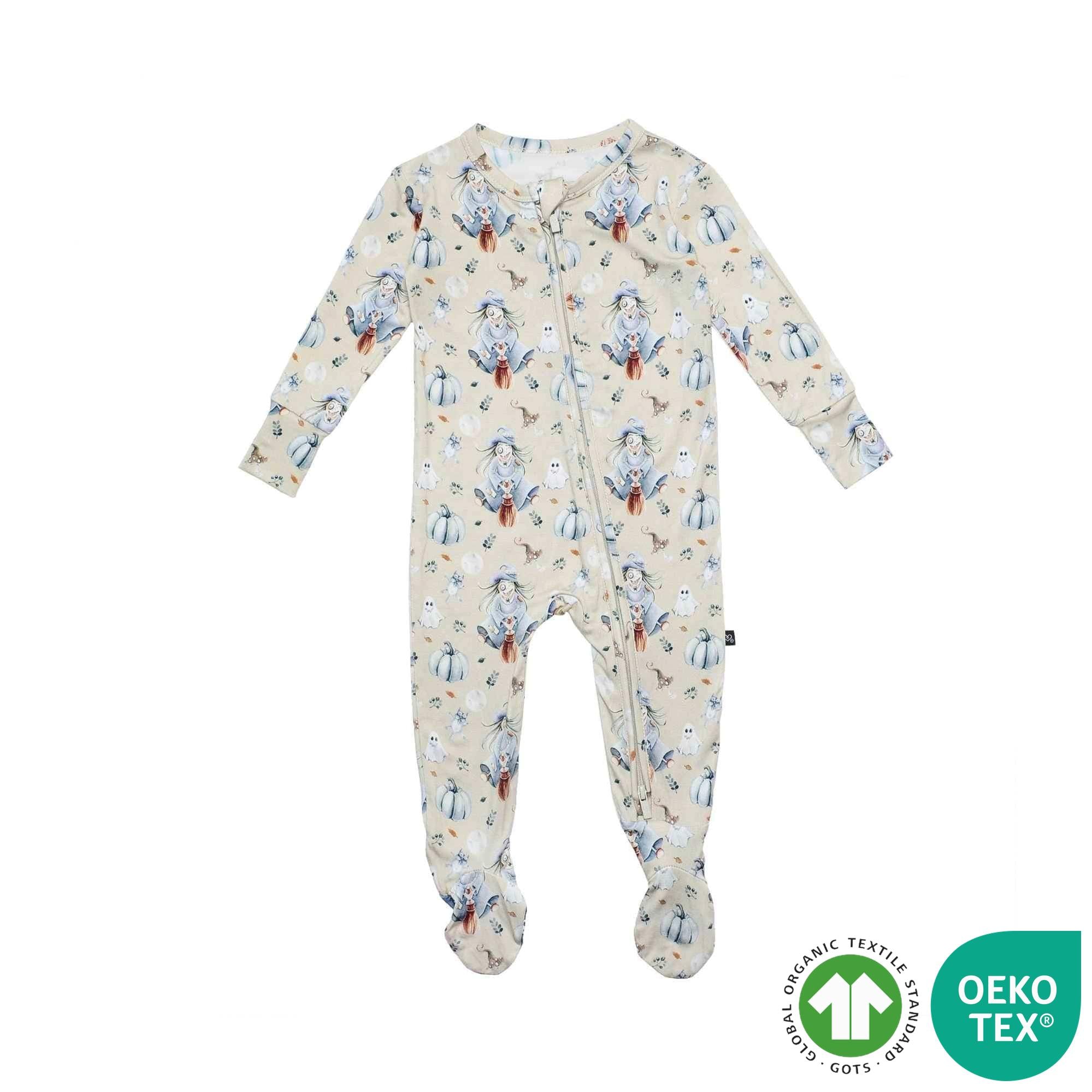 Luna Zippered Footie: