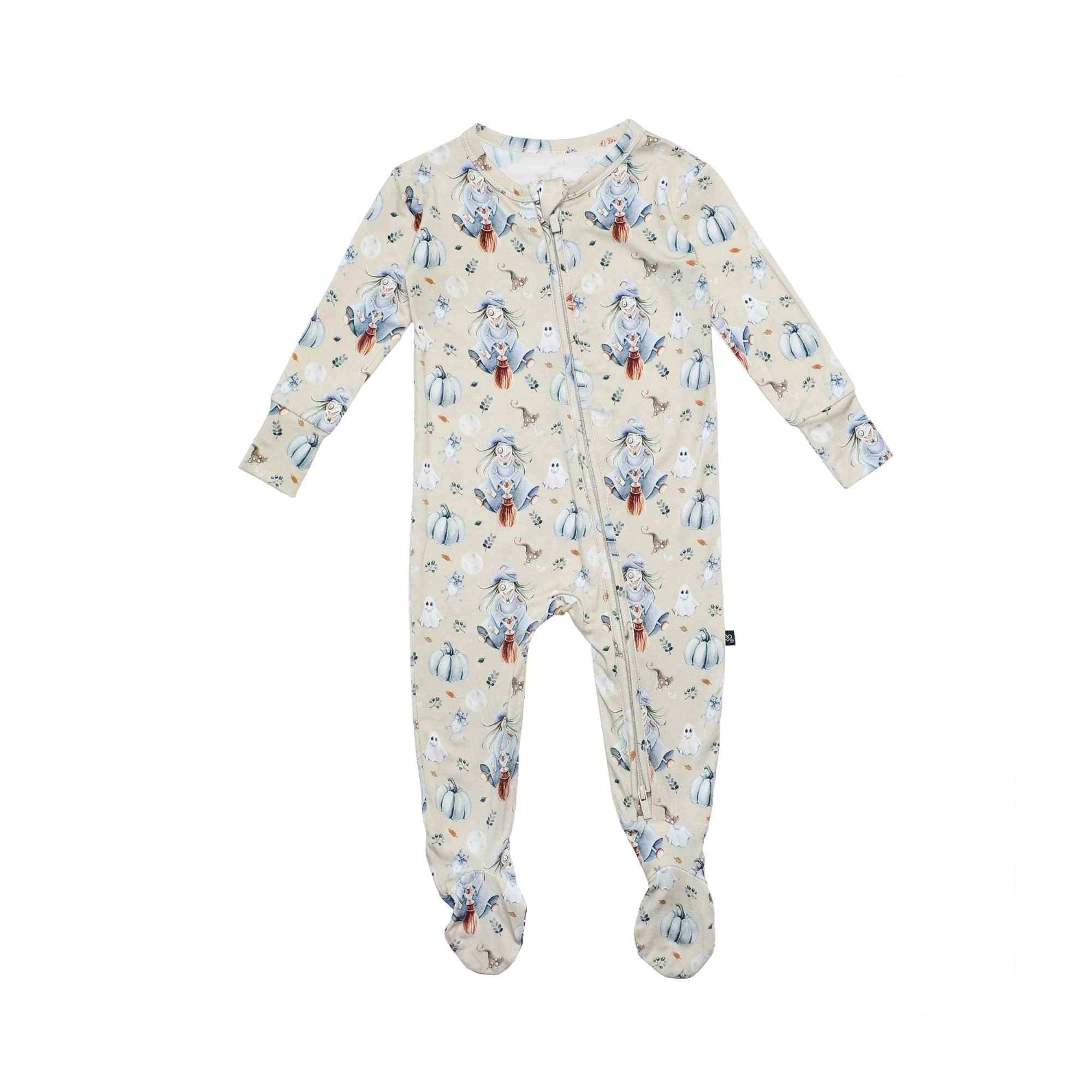 Luna Zippered Footie: