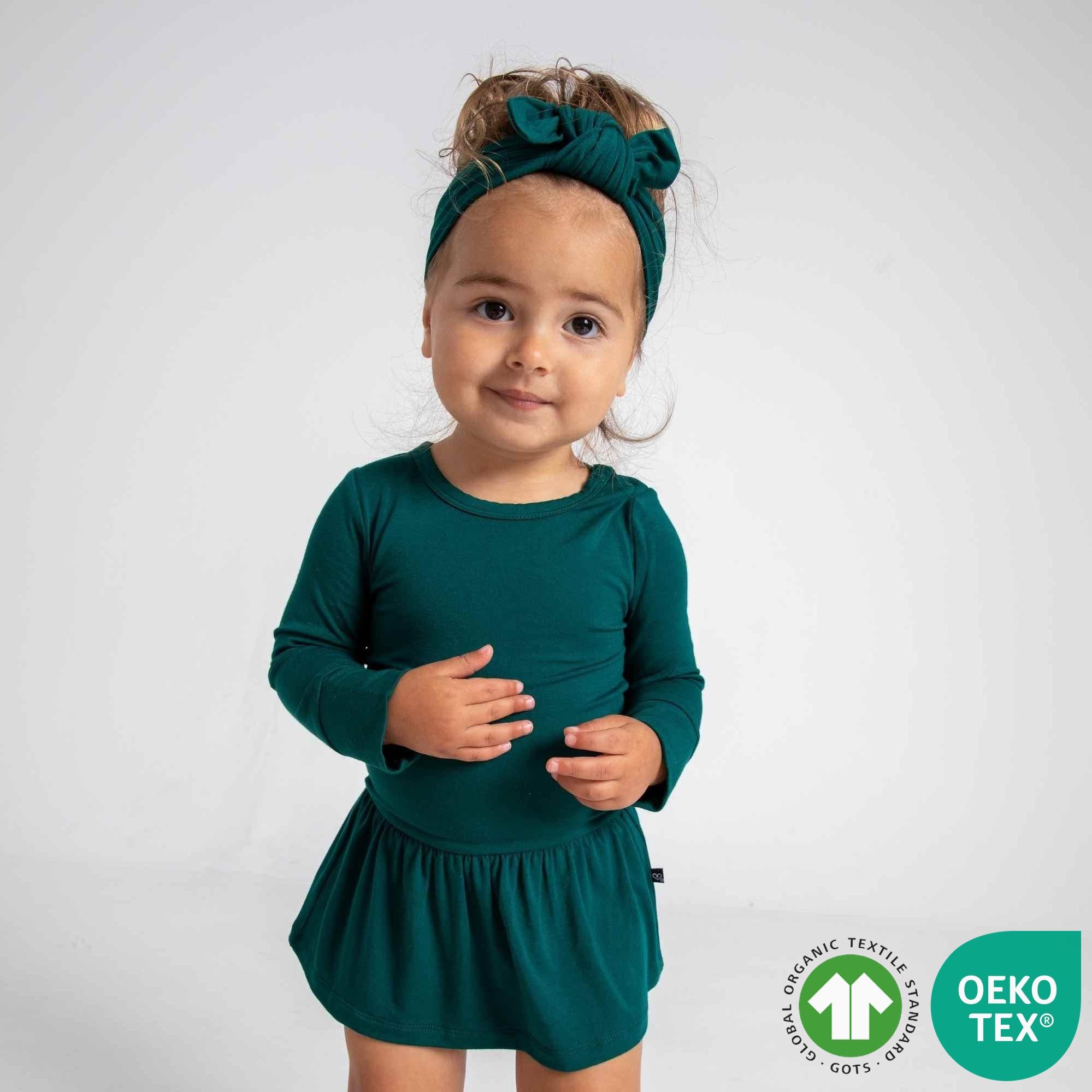 Evergreen Skirted Bodysuit