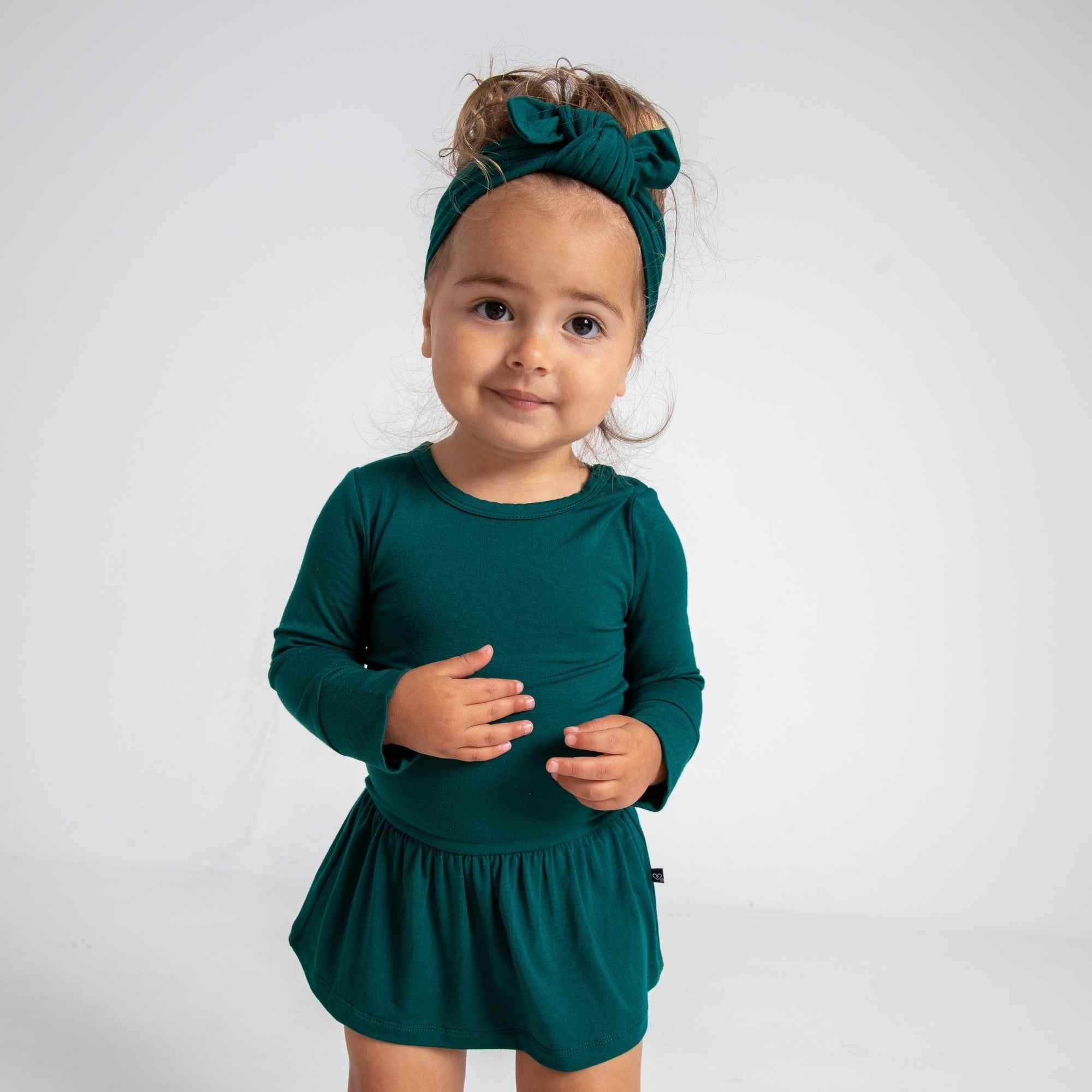 Evergreen Skirted Bodysuit