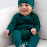 Evergreen Zippered Footie