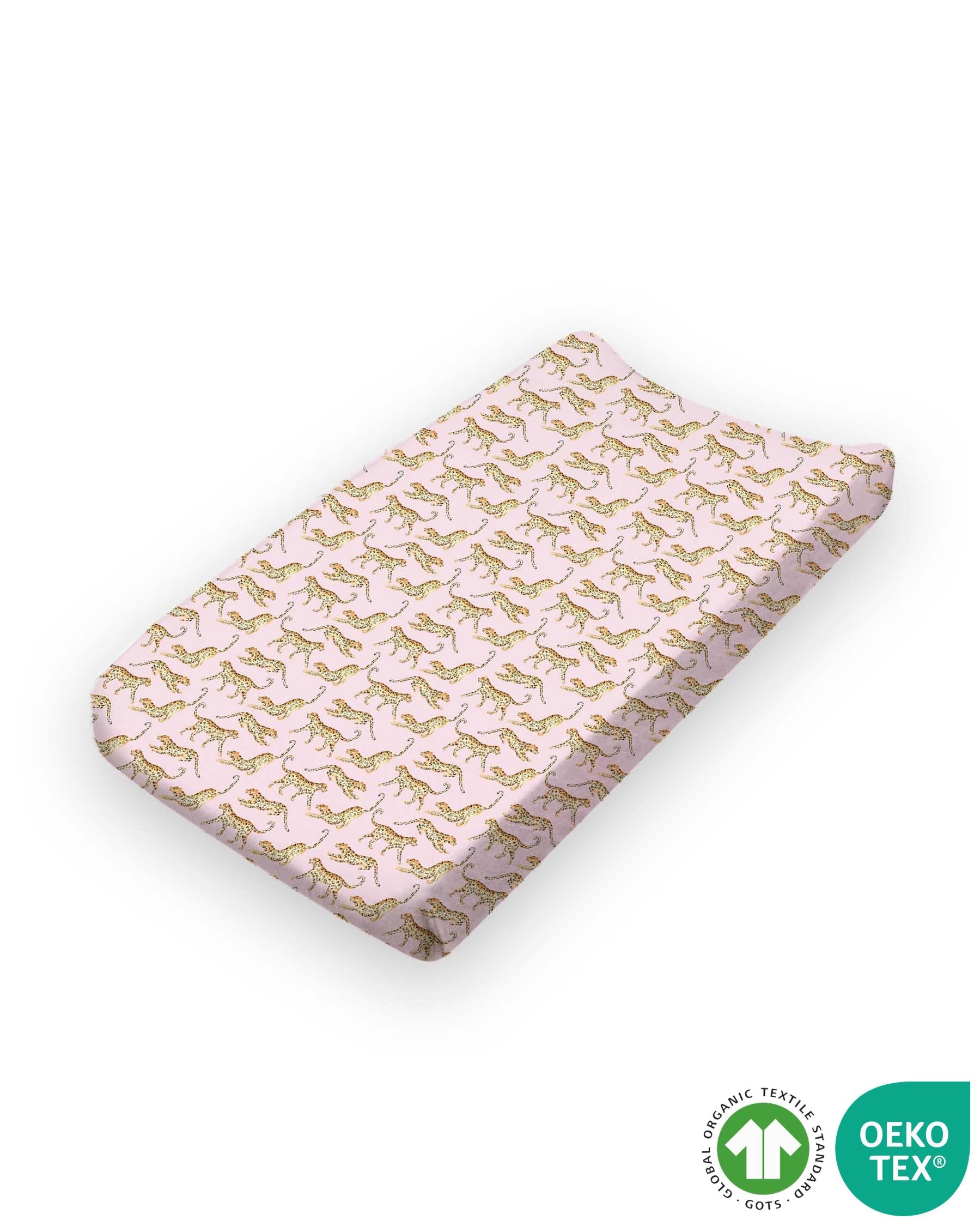 Cheetah Bamboo Changing Pad Cover
