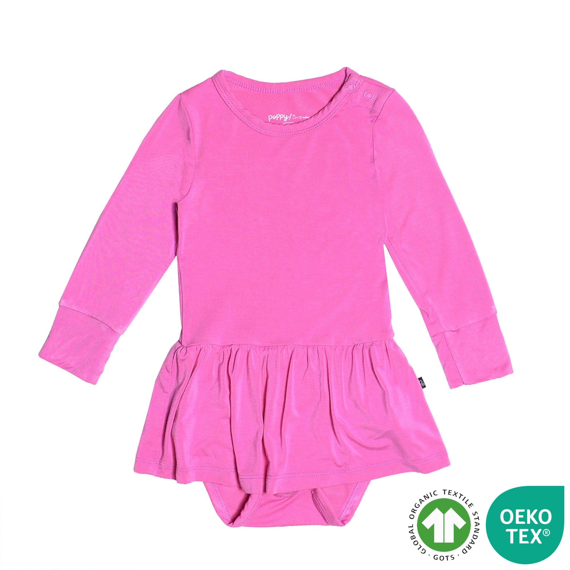Raspberry Skirted Bodysuit