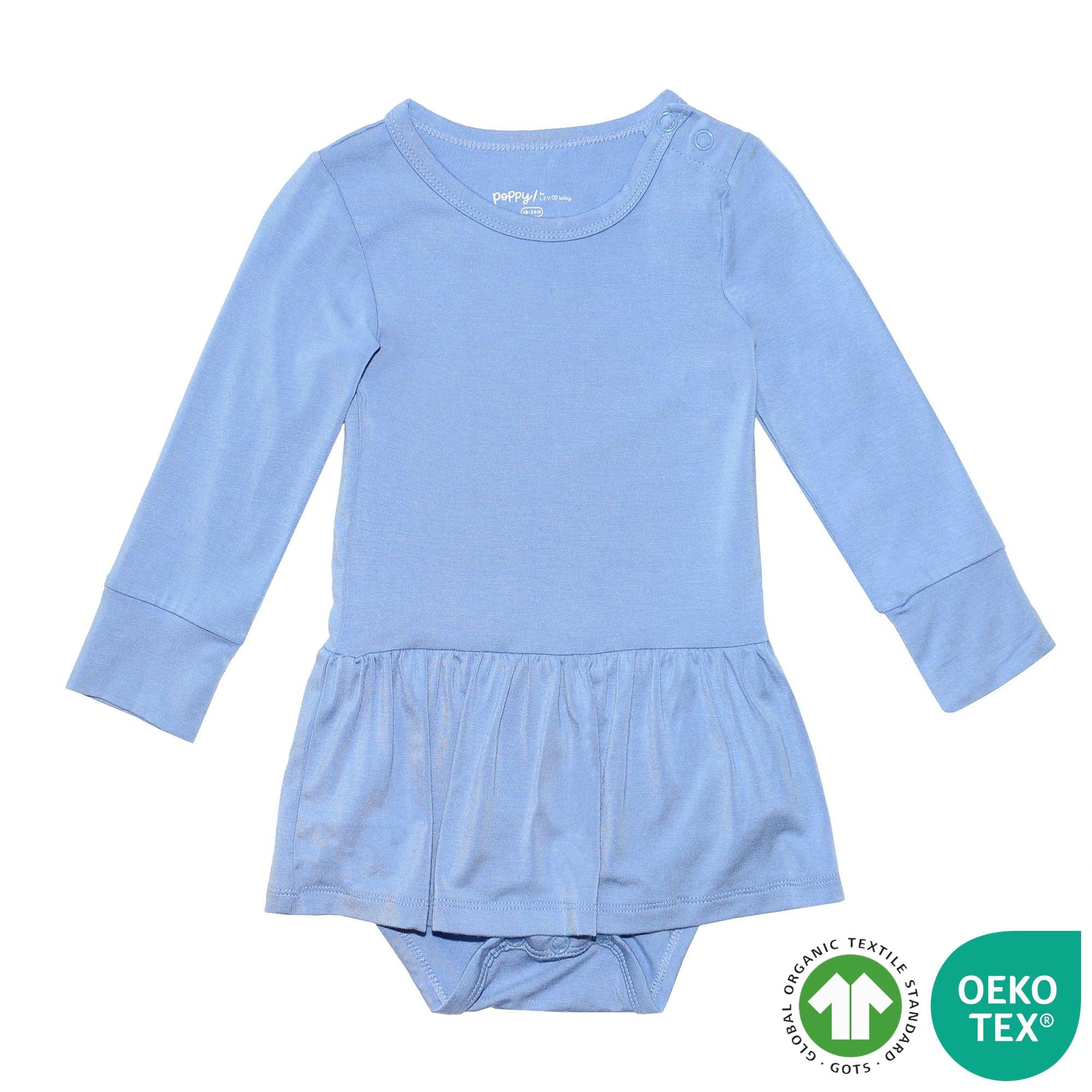 Slate Skirted Bodysuit