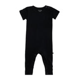 Black Snapped Romper